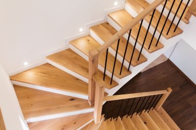 Maple Stairs Installation in Wilmington, NC
