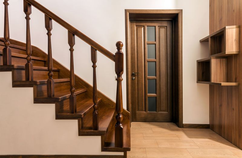Curved Staircase Installation in Conroe, TX