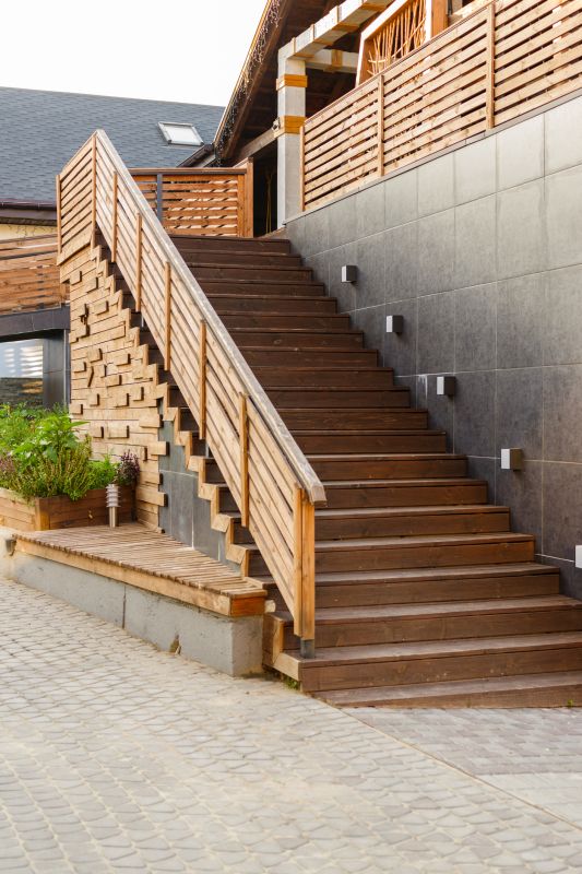 Wooden Outdoor Stairs