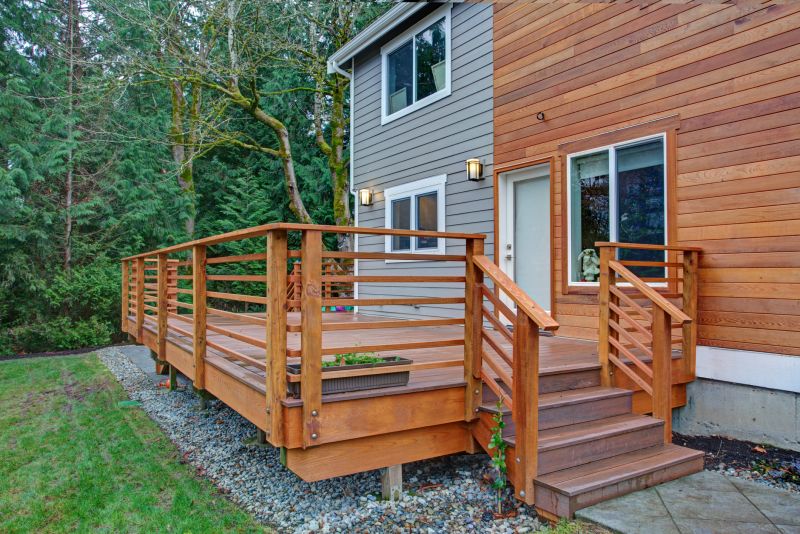 Wooden Deck and Stairs